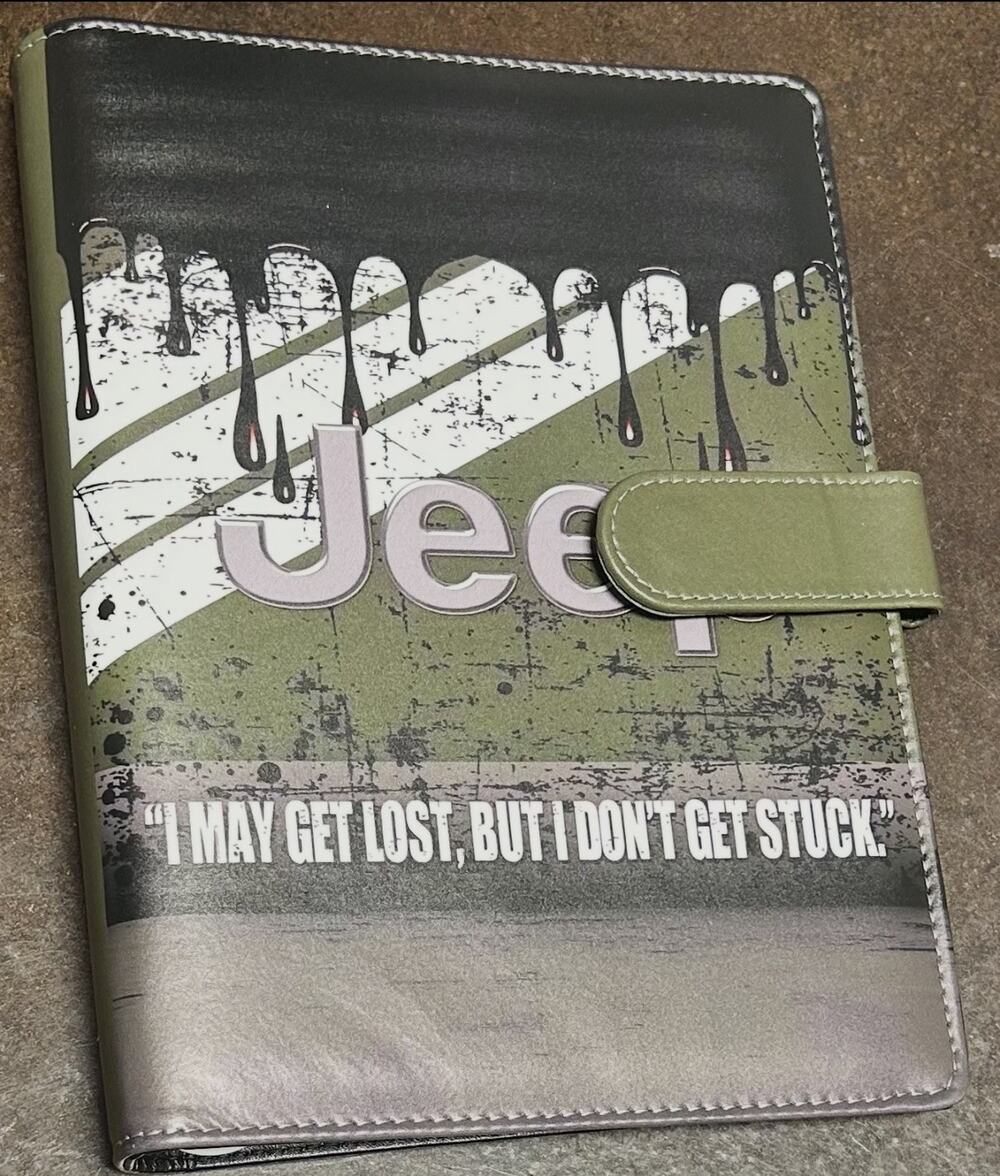 Jeep size A5 Binder w/ stationery paper